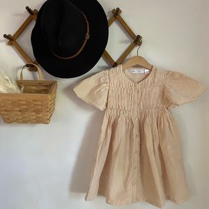 Zara Girls smocked dress